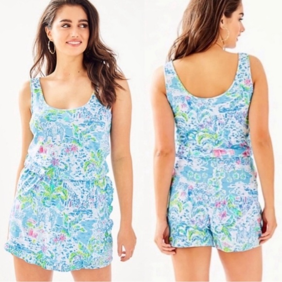Lilly Pulitzer Analee Romper - Picture 1 of 9